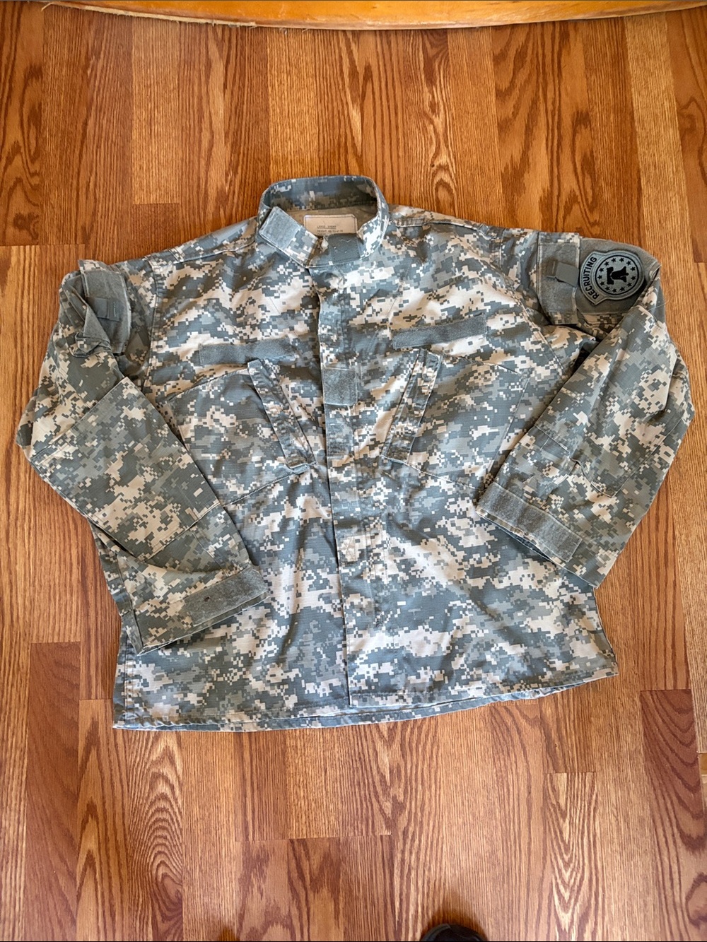 U.S. Army Men's Digital Camo Combat Uniform Field Jacket - Gray/Green